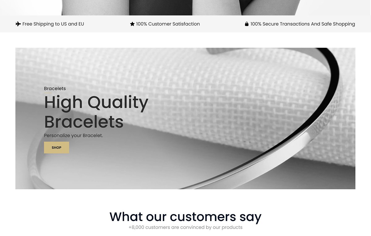 Byzani website screen 4