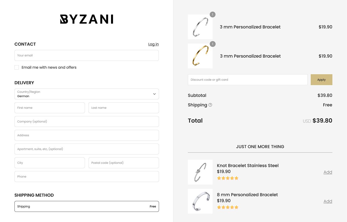 Byzani website screen 9