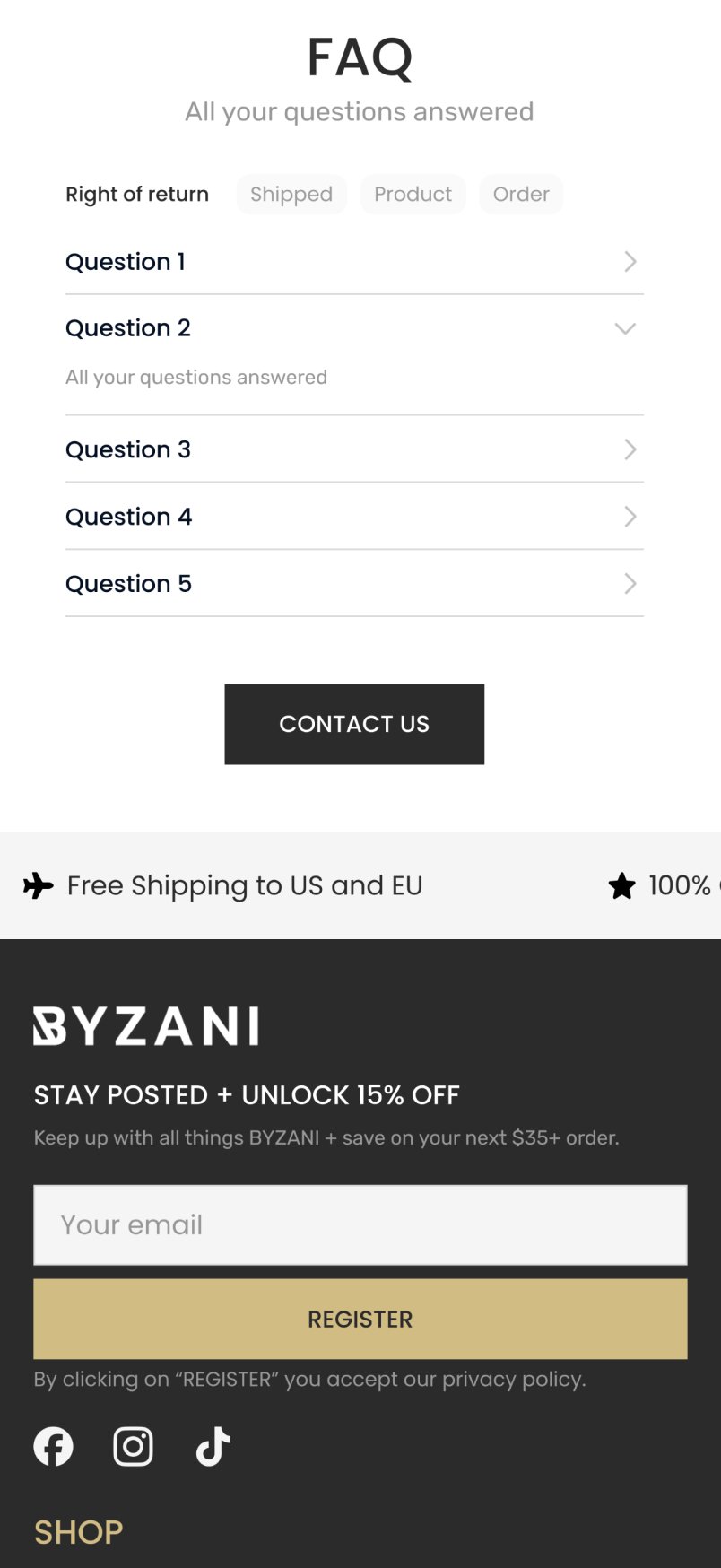 Byzani mobile screen 9