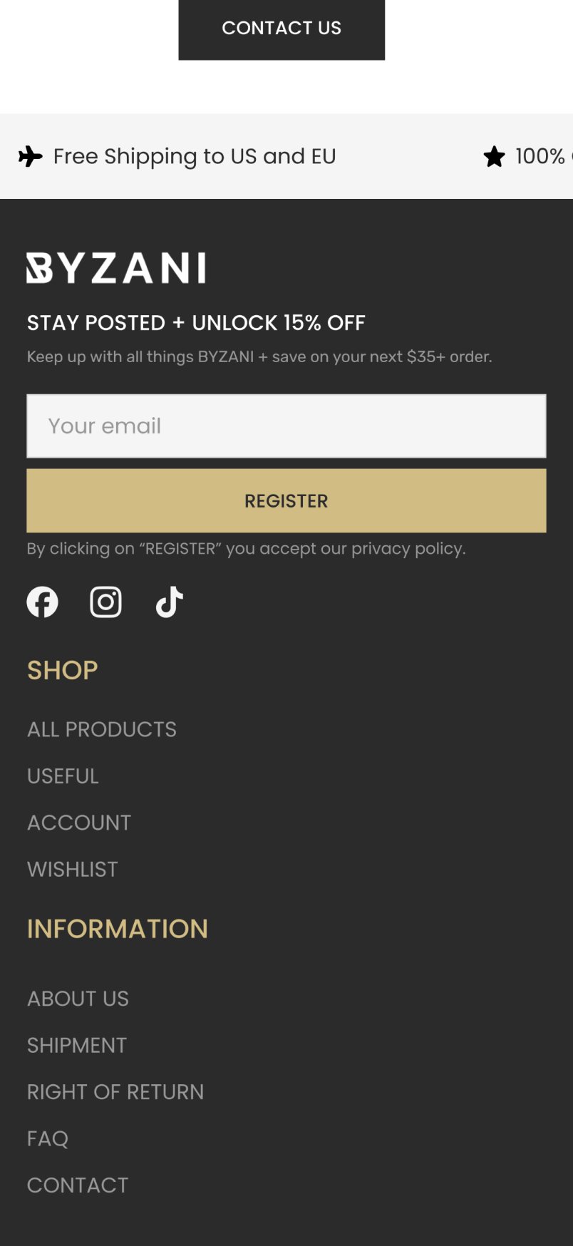 Byzani mobile screen 10