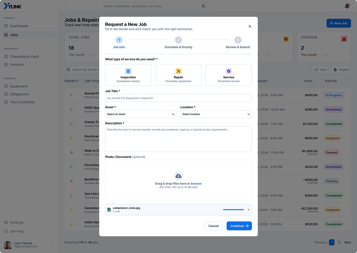 YLink app screen 9