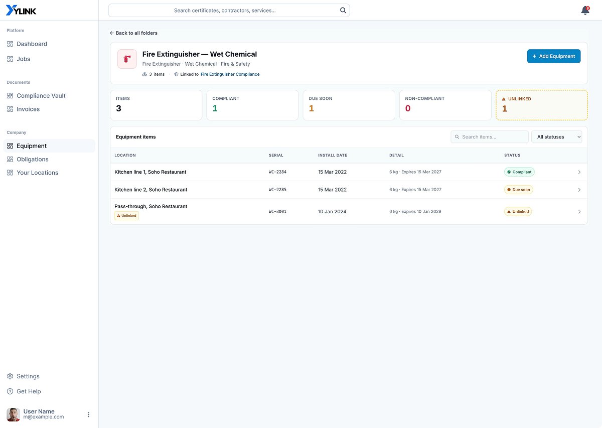 YLink app screen 17