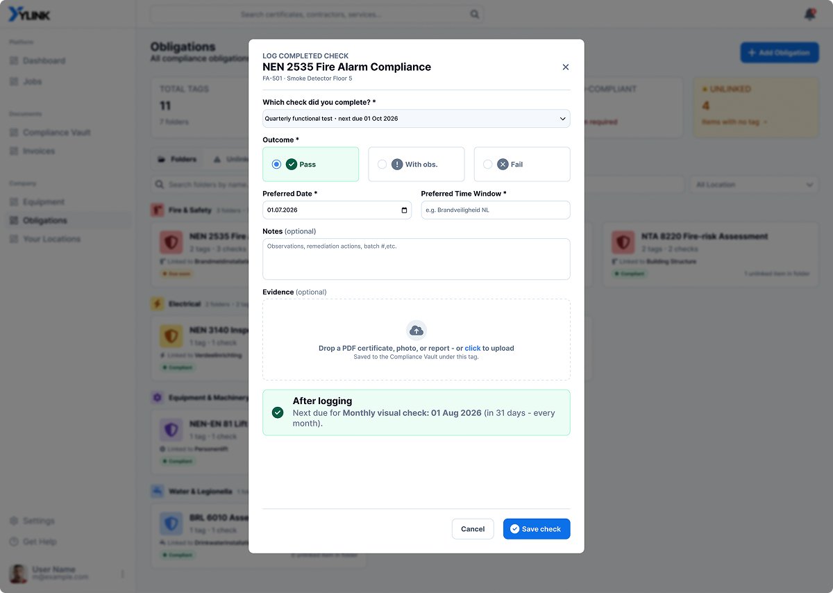 YLink app screen 26