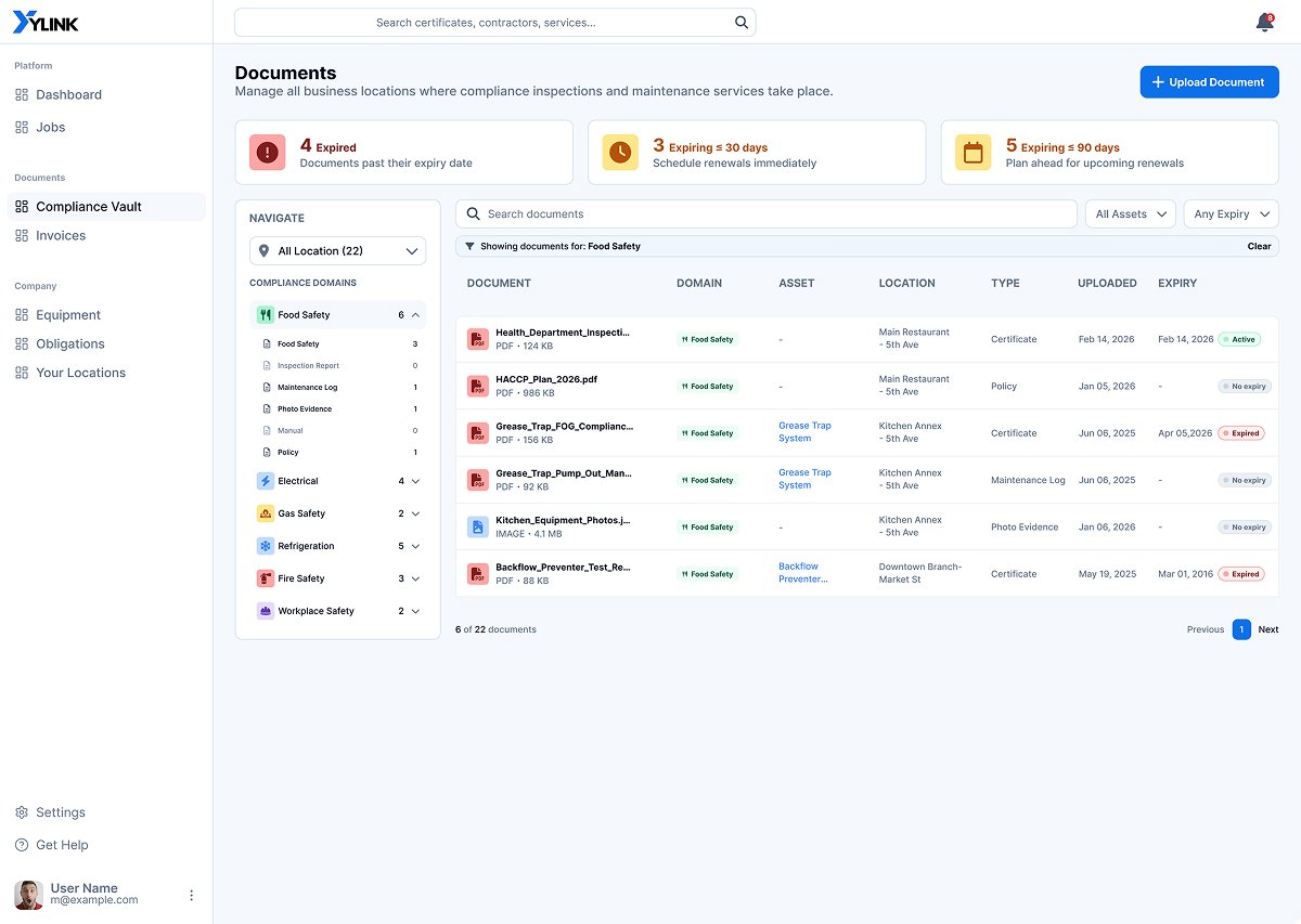 YLink app screen 33