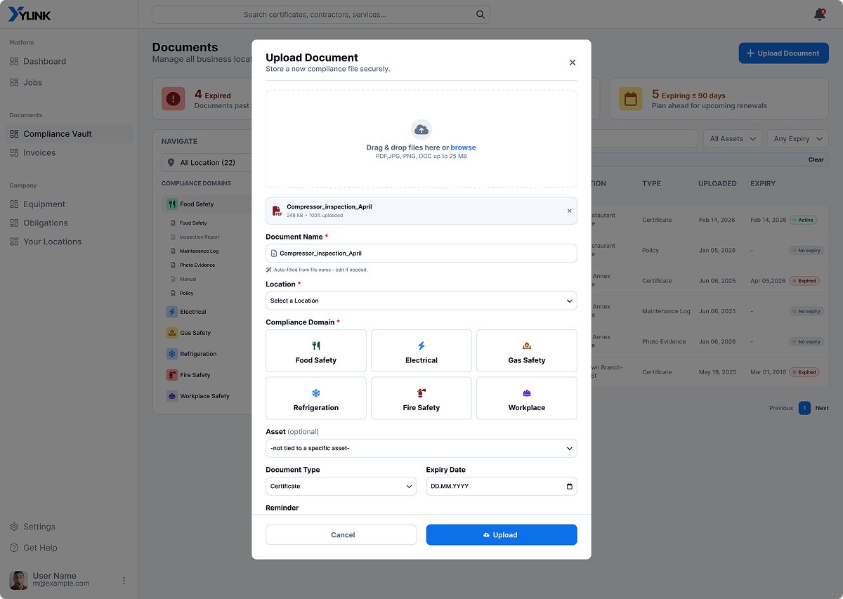 YLink app screen 34